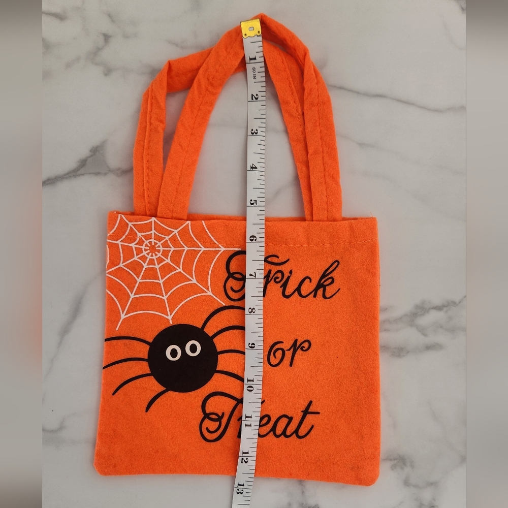 Halloween Orange Trick or Treat Tote Bag - Picture 5 of 8